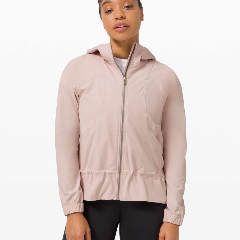 lululemon athletica Pink Hooded Jacket